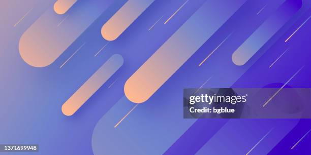 abstract design with geometric shapes - trendy blue gradient - beige abstract stock illustrations