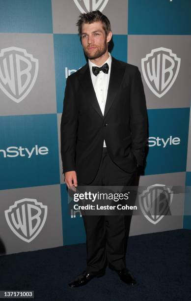 Actor Liam McIntyre arrives at the 13th Annual Warner Bros. And InStyle Golden Globe After Party held at The Beverly Hilton hotel on January 15, 2012...