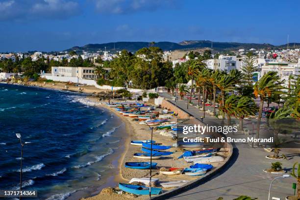 tunisia, hammamet city - tunísia imagens e fotografias de stock