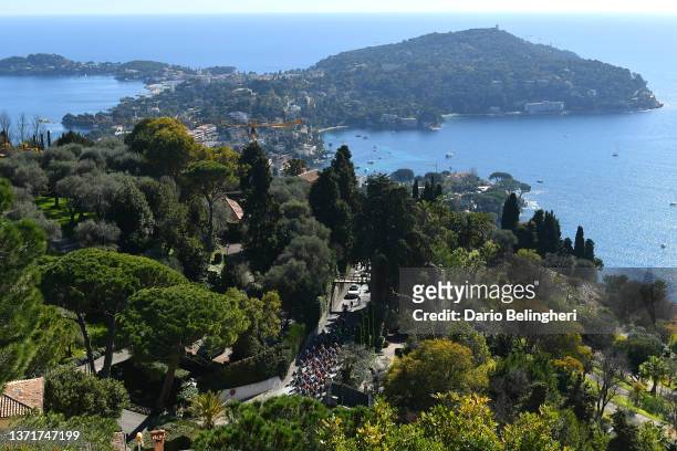 General view of the peloton competing during the 54th Tour Des Alpes Maritimes Et Du Var - Stage 3 a 112,6km stage from Villefranche sur Mer to...