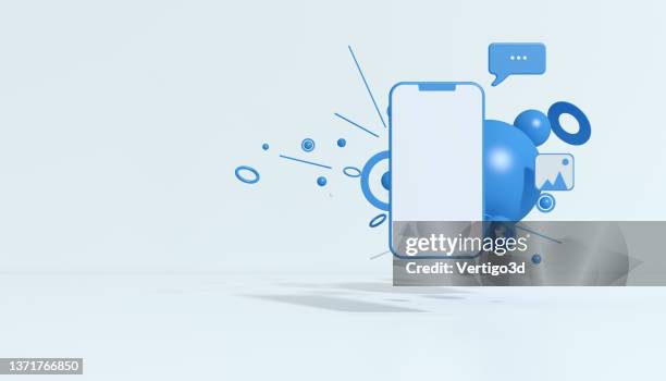 abstract creativity smartphone user interface minimalist style - smartphone background stockfoto's en -beelden