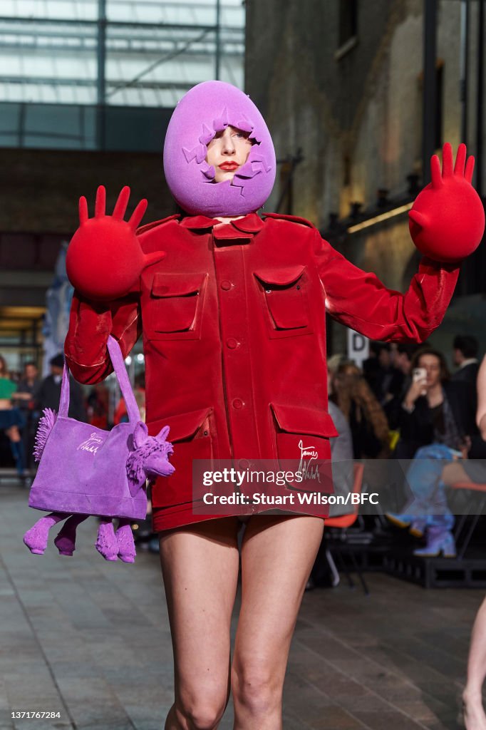 Central Saint Martins MA Fashion - Runway - LFW February 2022