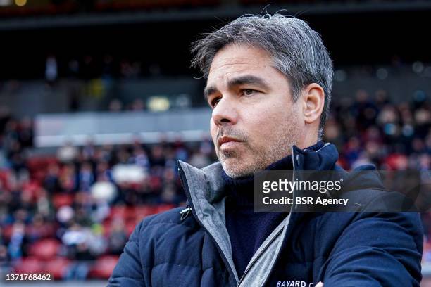 Head coach David Wagner of Young Boys prior to the Swiss Super League match between Grasshopper Club Zürich and Young Boys at Letzigrund on February...