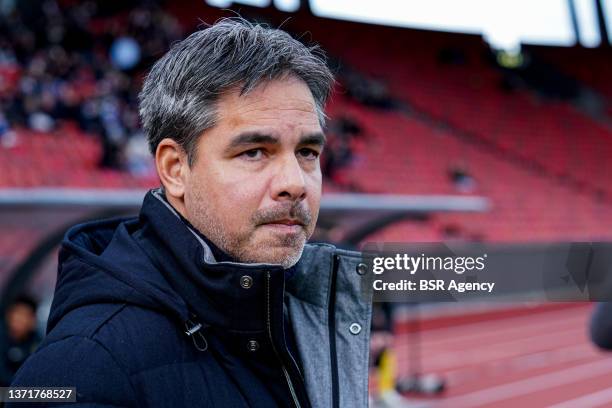 Head coach David Wagner of Young Boys prior to the Swiss Super League match between Grasshopper Club Zürich and Young Boys at Letzigrund on February...