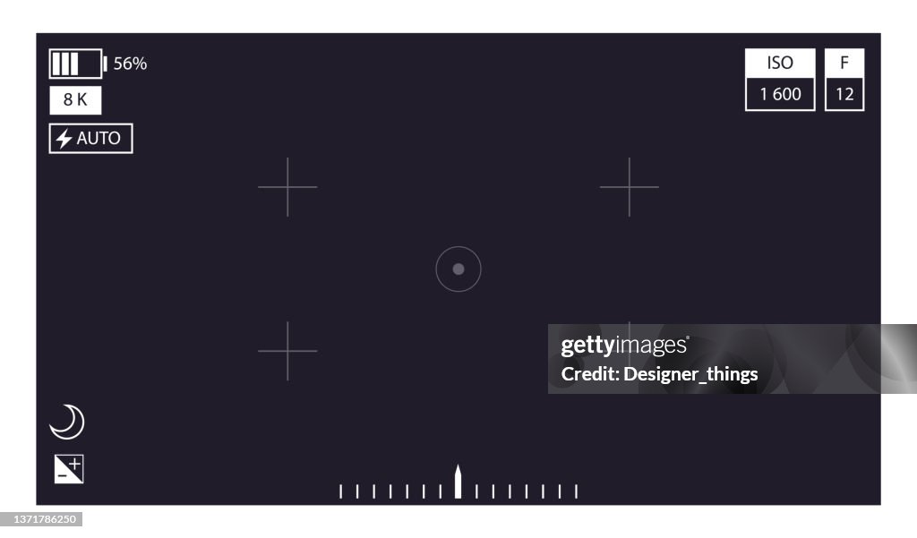 Camera Video Indicator Camera Viewfinder Focusing Screen Recording Black Screen Camera With ...