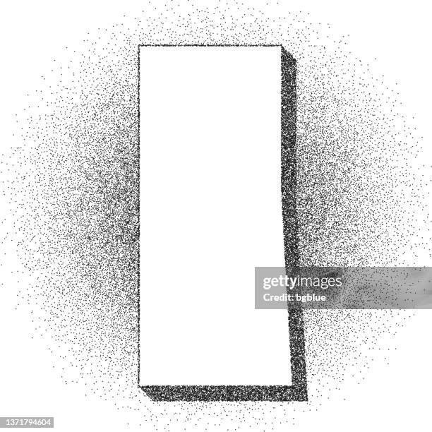 stippled saskatchewan map - stippling art - dotwork - dotted style - saskatchewan stock illustrations
