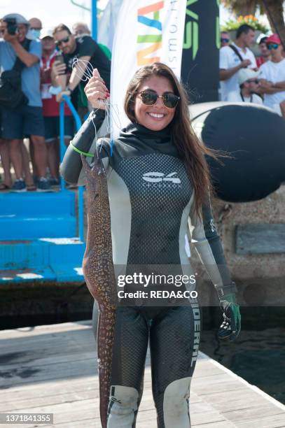 Team Portugal Women, Spearfishing World Championship 2021, Arbatax, Tortolì, Sardinia, Italy, Europe.