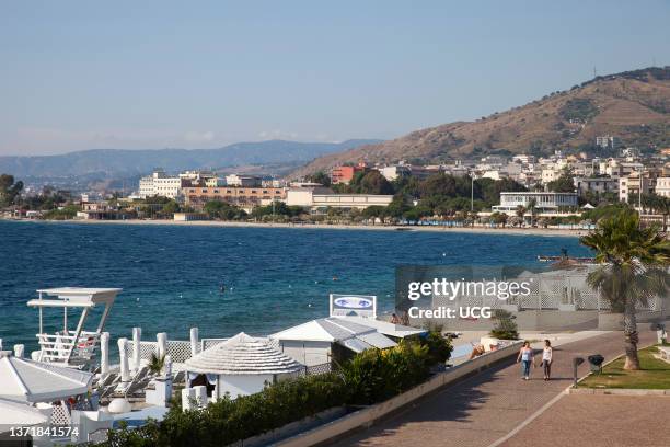 Promenade. Reggio Calabria. Calabria. Italy. Europe Lugomare. Reggio Calabria. Calabria. Italia. Europa.