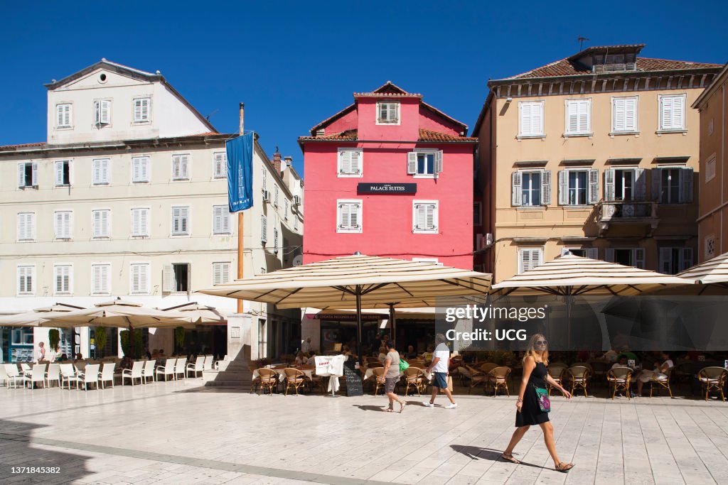 Narodni Square. Split. Dalmatia. Croatia. Europe