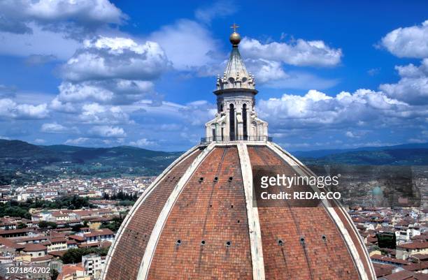 Cityscape from Giotto bell tower. Florence. Tuscany. Italy.