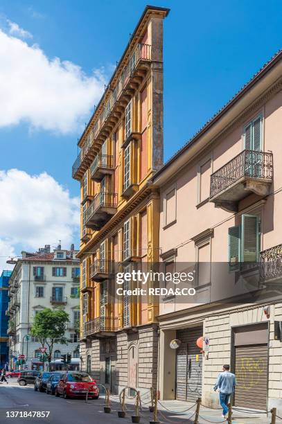 Scaccabarozzi house - fetta di polenta, Turin, Italy.