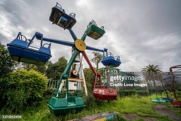 Former Soviet playground sits quietly abandoned in the contested region of Abkhazia.