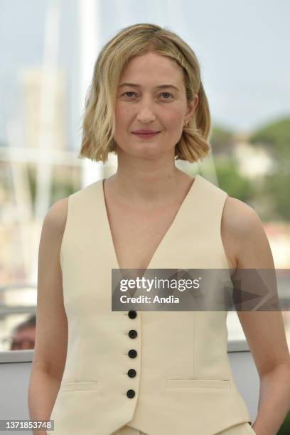 74th edition of the Cannes Film Festival: actress Alba Rohrwacher posing during a photocall for the film 'Three Floors' ', directed by Nanni Moretti,...