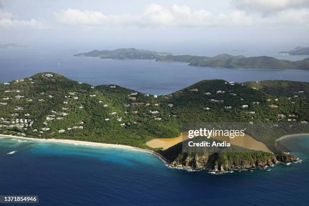 British Virgin Islands: Belmont Bay, an island off Tortola. Reproduction in nautical magazines, nautical guides or nautical websites is prohibited.