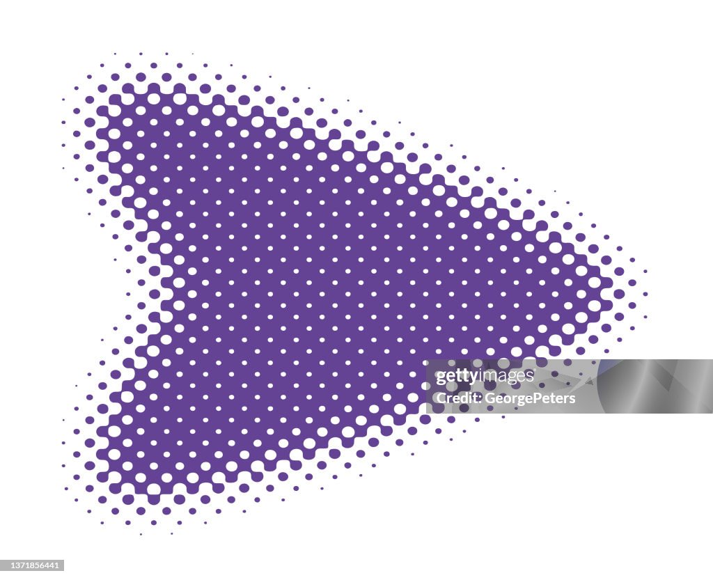 Half Patterns Border Retro Style Frameborder With Half Tone Pattern High-Res Vector Graphic ...