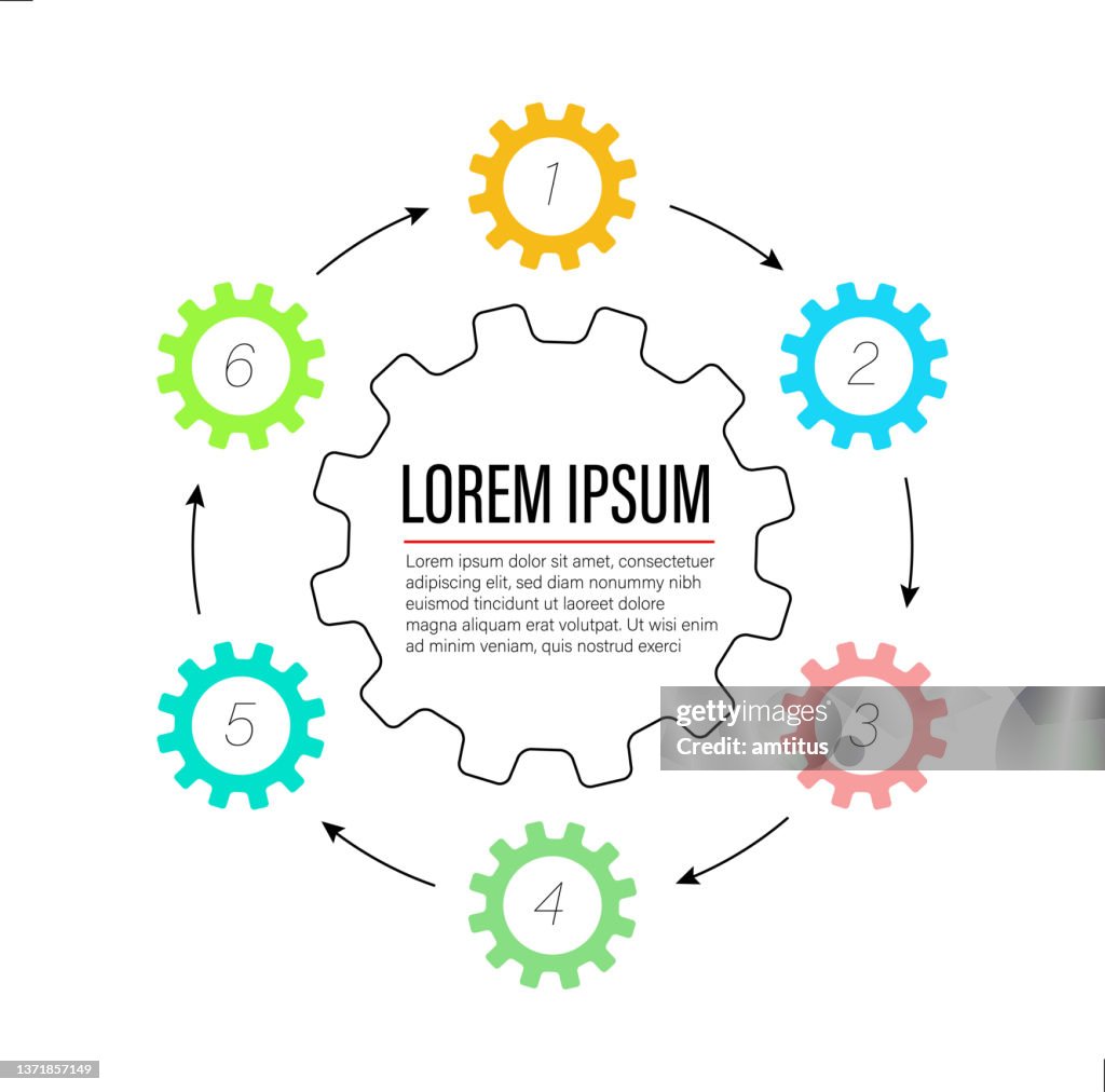 Controlling Cogs Cogs Info Design High-Res Vector Graphic - Getty Images