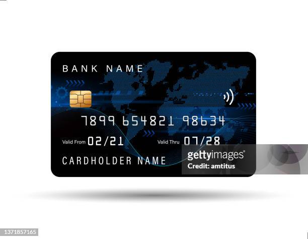 クレジット カード テンプレート - credit card点のイラスト素材／クリップアート素材／マンガ素材／アイコン素材