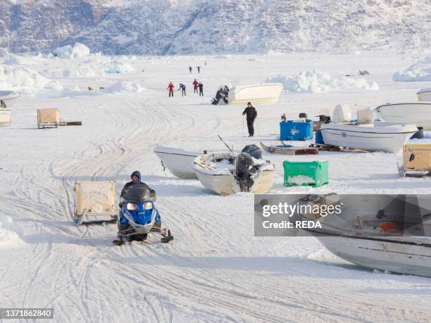 Inuit Snowmobile Photos and Premium High Res Pictures - Getty Images