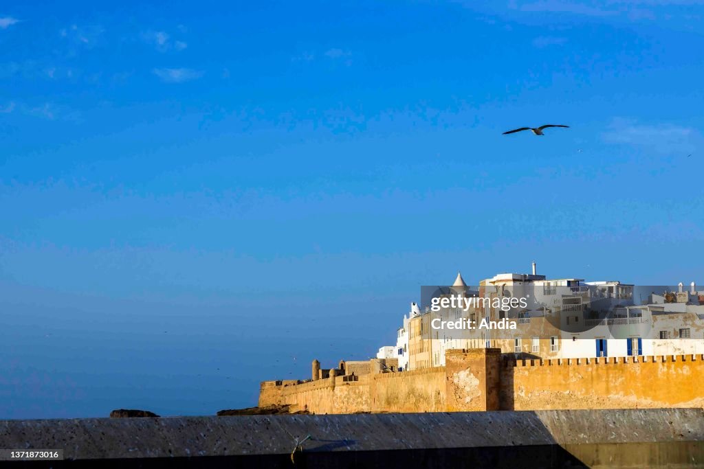 Essaouira, ramparts of the city.