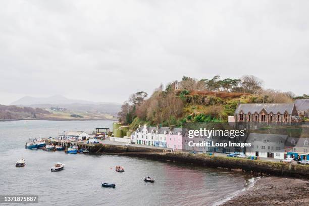 View towards the coastal town of Portree.