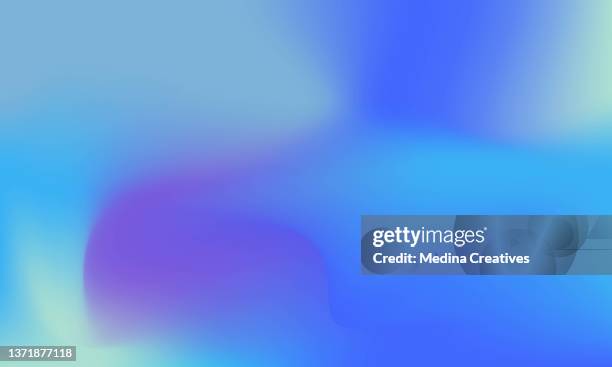 stockillustraties, clipart, cartoons en iconen met colorful mesh gradient blurred abstract background - glibberig