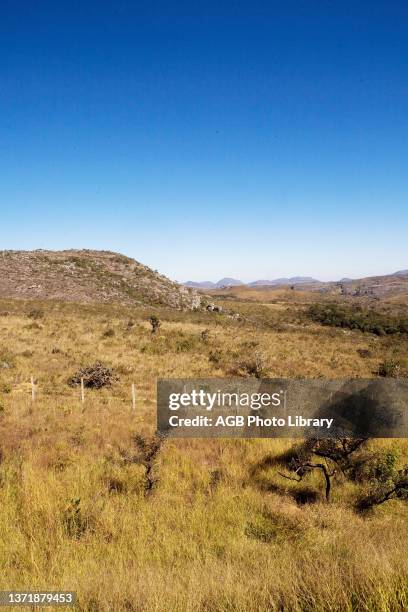 Parte superior da Serra do Espinhaço Meridional. Com campo de altitude - imagens para composição panorâmica. Landscape. Serra do Espinhaço...