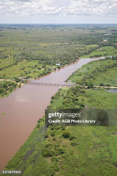 Miranda River and Passo do Lontra. Corumbá. Mato Grosso do Sul. Brazil.