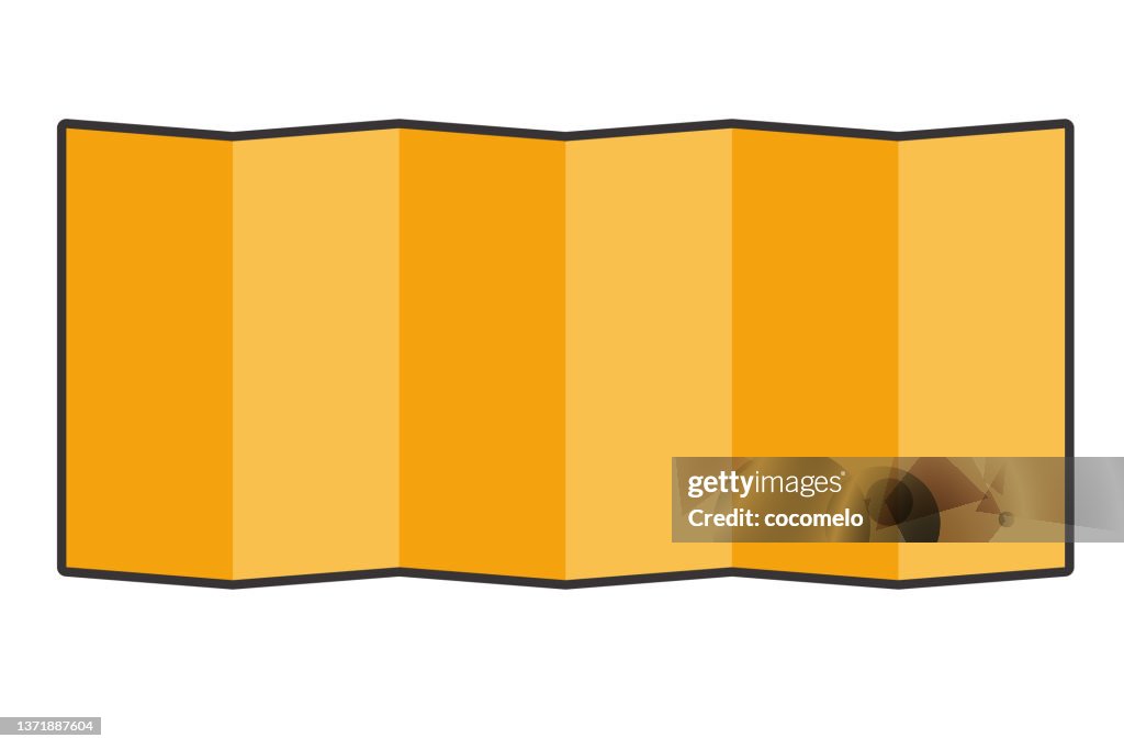 Traditional Japanese Culture. Byobu, Folding Screen.