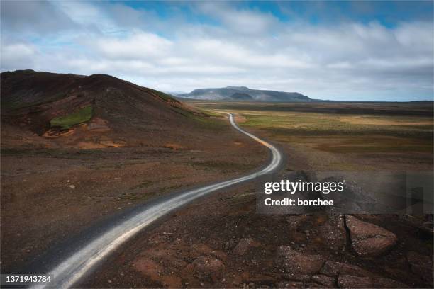road in iceland - off road racing stock pictures, royalty-free photos & images
