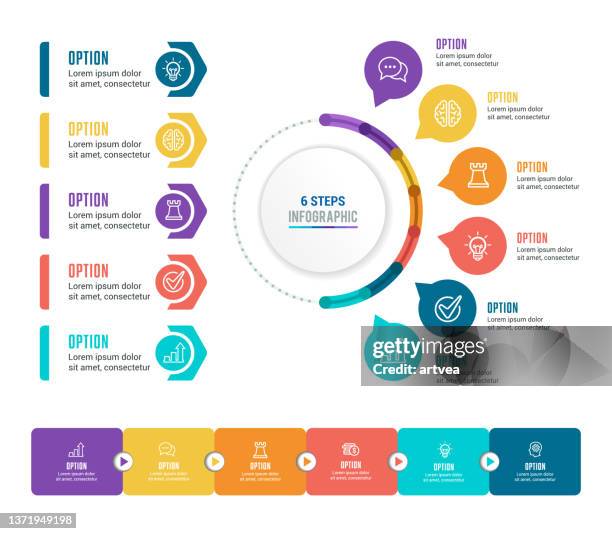 infographic elements - pie chart 8 stock illustrations