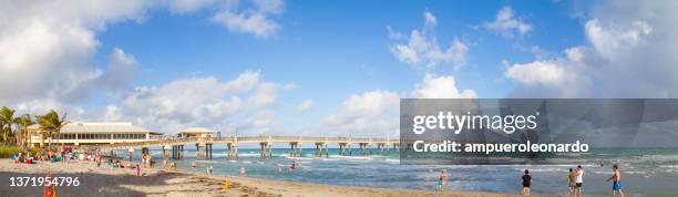 dania beach pier, florida, united states of america usa - sunrise fort lauderdale stock pictures, royalty-free photos & images