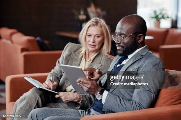 business colleagues planning work in team - lawyers stock pictures, royalty-free photos & images