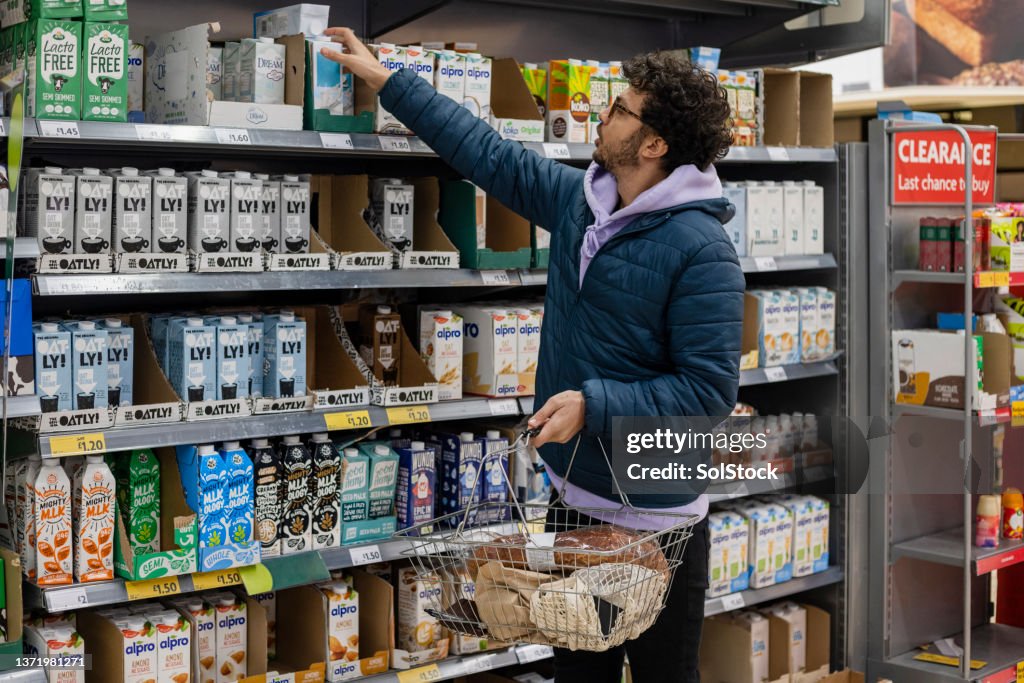 Buying Vegan Alternative Milk