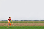 Surveyor at work