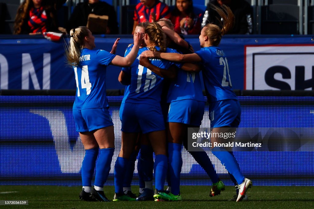 2022 SheBelieves Cup - Iceland v Czech Republic