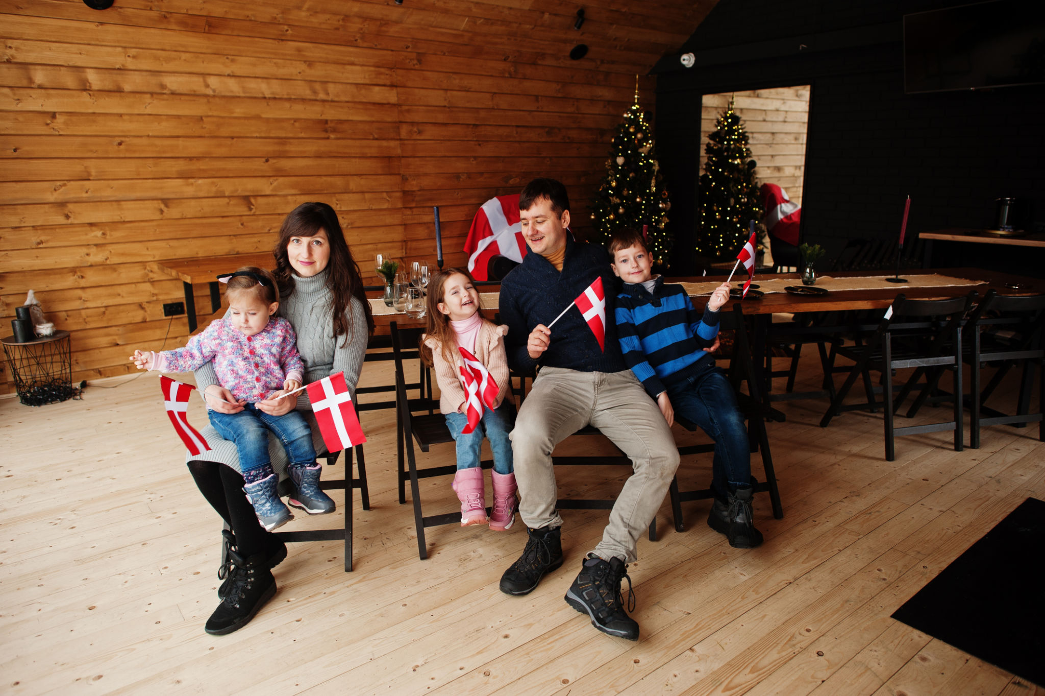 happy family denmark