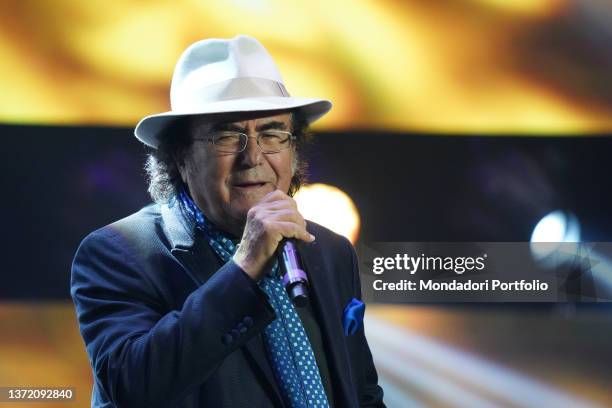 Italian singer Al Bano guest at the Festival Una Voce per San Marino - Eurovision. San Marino , February 19th, 2022