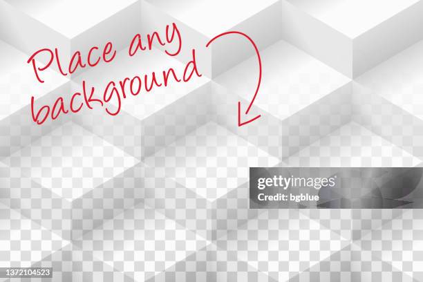 abstract blank background - transparent geometric texture - staircase vector stock illustrations