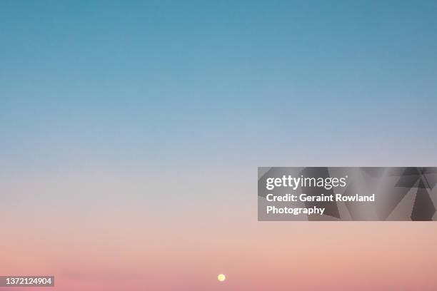 miami moon - miami sky stock pictures, royalty-free photos & images