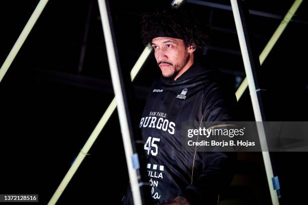 Julian Gamble of Hereda San Pablo Burgos during match of Semi Finals of Fiba Intercontinental Cup on February 11, 2022 in Cairo, Egypt.