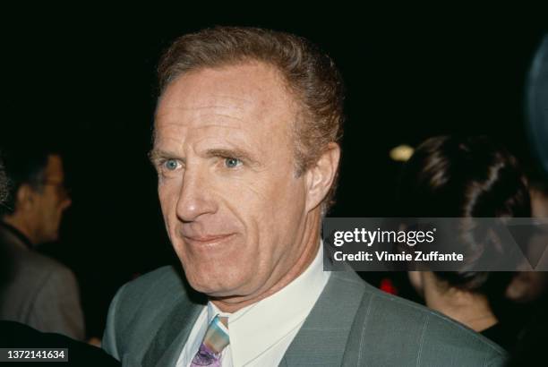 Actor James Caan attend the "For The Boys" Los Angeles Premiere, US, 14th November 1991.