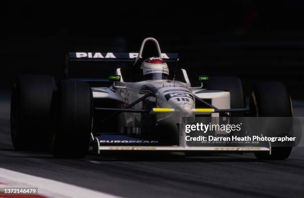 Jos Verstappen of the Netherlands drives the PIAA Tyrrell Tyrrell 025 Ford V8 during the Formula One Italian Grand Prix on 7th September 1997 at the...