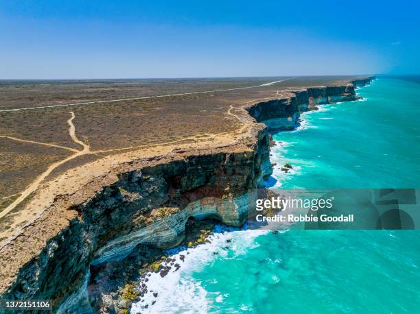 great australian bight - nullarbor,  south australia - limestone stock pictures, royalty-free photos & images