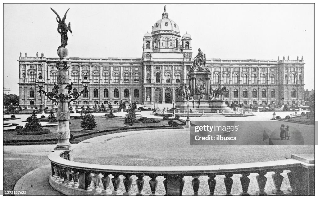 Antique travel photographs of Vienna: Kunsthistorisches Museum