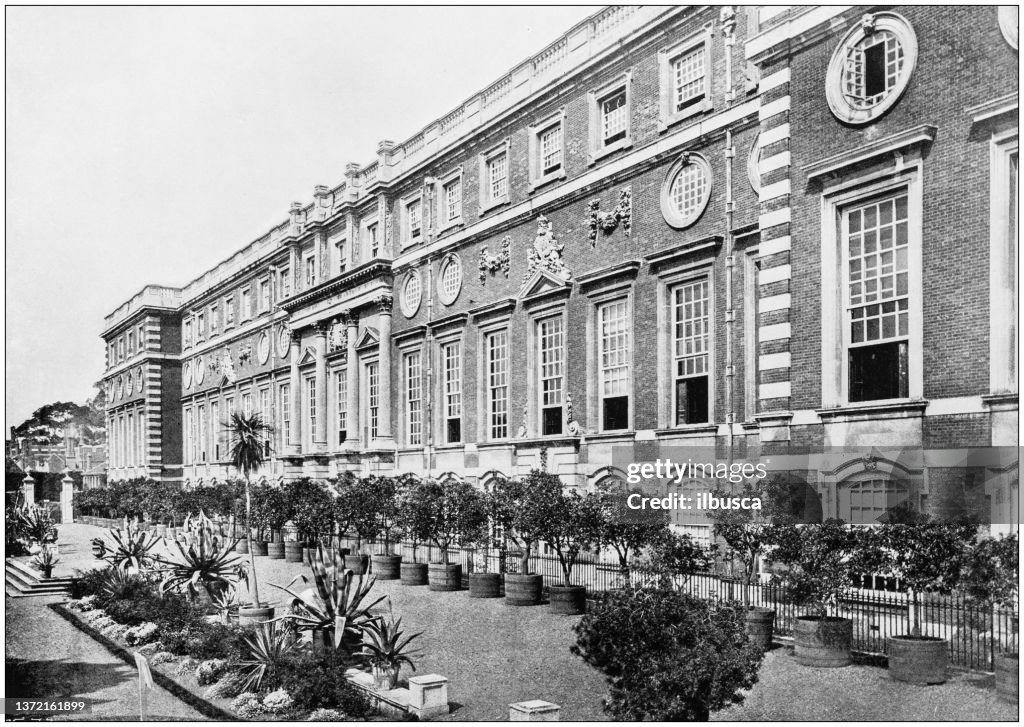Antique photograph of London: Hampton Court