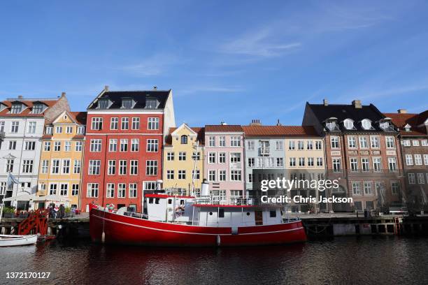 General view of the 'New Haven' waterfront ahead of the Denmark visit of The Duchess of Cambridge on February 22, 2022 in Copenhagen, Denmark. The...