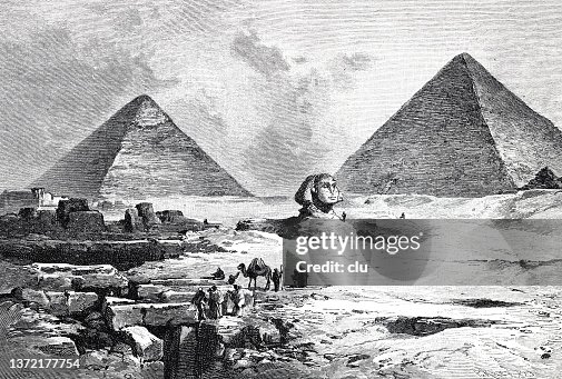 Pyramid Field Of Giza High-Res Vector Graphic - Getty Images