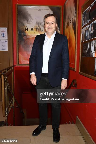 Olivier Père attends the "La Nature" premiere at Christine Cinema Club on February 22, 2022 in Paris, France.