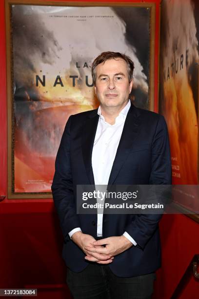 Olivier Père attends the "La Nature" premiere at Christine Cinema Club on February 22, 2022 in Paris, France.