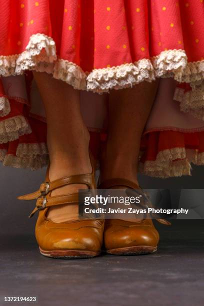 flamenco dancer woman feet - flamenco bildbanksfoton och bilder